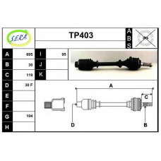 TP403 SERA Приводной вал