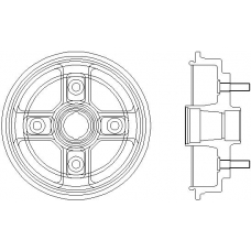 MBD046 MINTEX Тормозной барабан