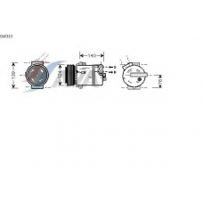 OLK313 GERI Компрессор, кондиционер