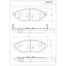 FBP4107 FI.BA Комплект тормозных колодок, дисковый тормоз