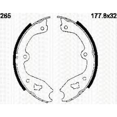 8100 42533 TRIDON Brake shoes