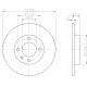 8DD 355 104-191 HELLA Тормозной диск