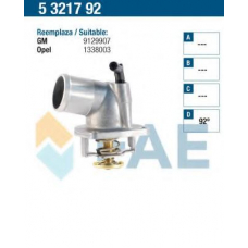 5321792 FAE Термостат, охлаждающая жидкость