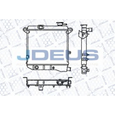 RA0110020 JDEUS Радиатор, охлаждение двигателя