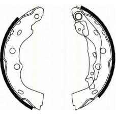 8100 10025 TRISCAN Комплект тормозных колодок