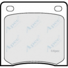 PAD156 APEC Комплект тормозных колодок, дисковый тормоз