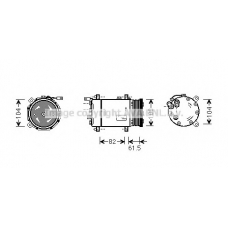 VWAK167 AVA Компрессор, кондиционер