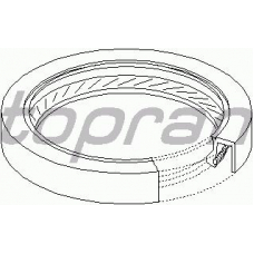 201 166 TOPRAN Уплотняющее кольцо, коленчатый вал
