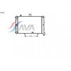 LC2035 AVA Радиатор, охлаждение двигателя