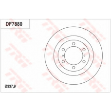 DF7880 TRW Тормозной диск