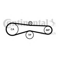 CT1131K1 CONTITECH Комплект ремня ГРМ