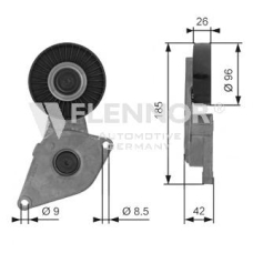 FU99393 FLENNOR Натяжной ролик, поликлиновой  ремень