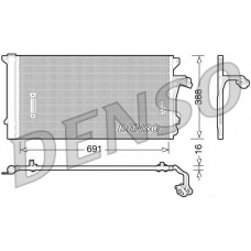 DCN02003 DENSO Конденсатор, кондиционер