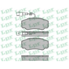 05P885A LPR Комплект тормозных колодок, дисковый тормоз