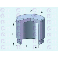 151160-C ERT Поршень, корпус скобы тормоза