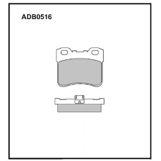 ADB0516 Allied Nippon Тормозные колодки