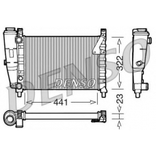 DRM09143 DENSO Радиатор, охлаждение двигателя