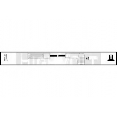 OEF536 STANDARD Комплект проводов зажигания