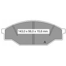 835760 Vema Комплект тормозных колодок, дисковый тормоз