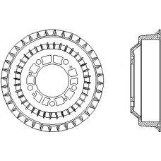 62903 PAGID Тормозной барабан