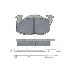 SP 107 SCT Комплект тормозных колодок, дисковый тормоз