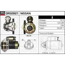 DRS2921 DELCO REMY Стартер