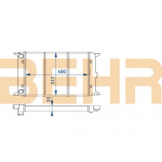 2110260 BEHR Radiator