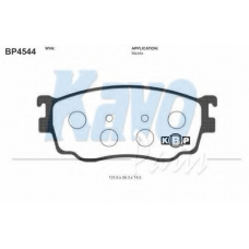 BP-4544 KAVO PARTS Комплект тормозных колодок, дисковый тормоз