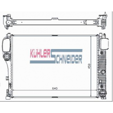 0300011 KUHLER SCHNEIDER Радиатор, охлаждение двигател