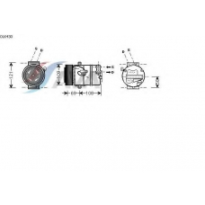 OLK430 AVA Компрессор, кондиционер