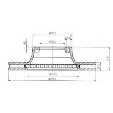 BDC3466 QUINTON HAZELL Тормозной диск