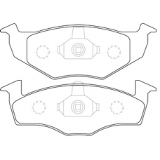 PN-0113 JNBK Колодки тормозные