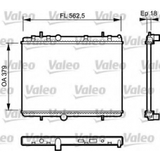 735091 VALEO Радиатор, охлаждение двигателя