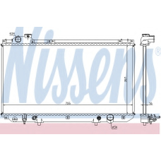 64759 NISSENS Радиатор, охлаждение двигателя