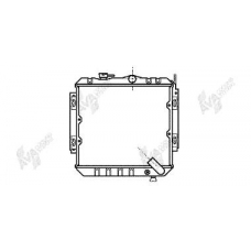 32002011 VAN WEZEL Радиатор, охлаждение двигателя