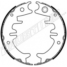 115.330 TRUSTING Комплект тормозных колодок, стояночная тормозная с