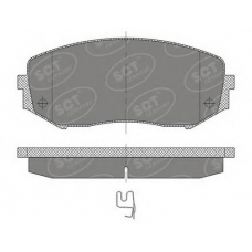 SP 482 SCT Комплект тормозных колодок, дисковый тормоз