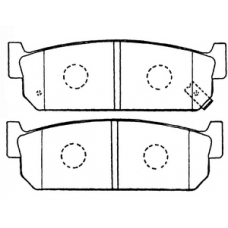 PN-2262 JNBK Колодки тормозные