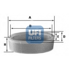 27.918.00 UFI Воздушный фильтр
