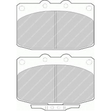 FDS483 FERODO Комплект тормозных колодок, дисковый тормоз