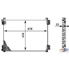 8FC 351 317-251 HELLA Конденсатор, кондиционер