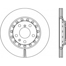 BDR2349.20 OPEN PARTS Тормозной диск