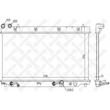 10-26664-SX STELLOX Радиатор, охлаждение двигателя