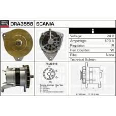 DRA3558 DELCO REMY Генератор