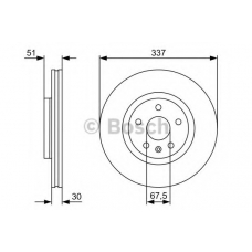 0 986 479 545 BOSCH Тормозной диск