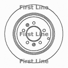 FBD1282 FIRST LINE Тормозной диск
