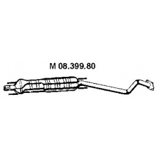 08.399.80 EBERSPACHER Средний глушитель выхлопных газов