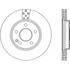 BDR2190.20 OPEN PARTS Тормозной диск