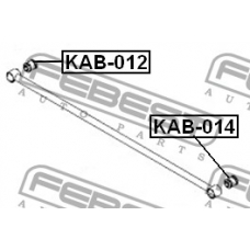 KAB-012 FEBEST Подвеска, рычаг независимой подвески колеса