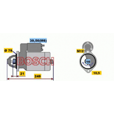 0 001 109 055 BOSCH Стартер